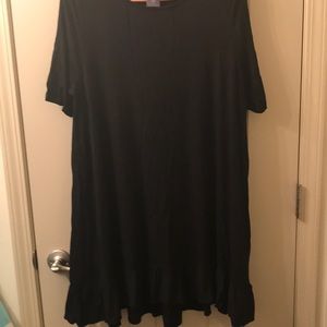Agnes and Dora black ruffle tunic